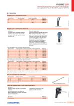 Extrait catalogue : INOSYS LBS Interrupteurs-sectionneurs avec fonction déclenchement de 160 à 800 A, jusqu’à 1000 VAC Applications AC - 5