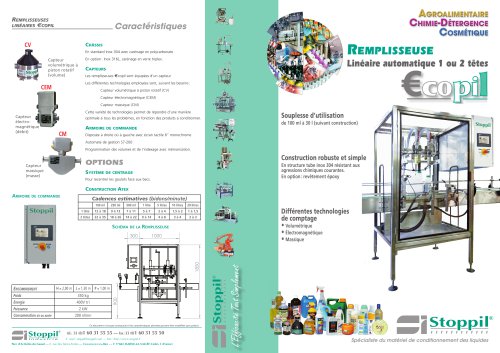 Remplisseuse - Automatique Ecopil