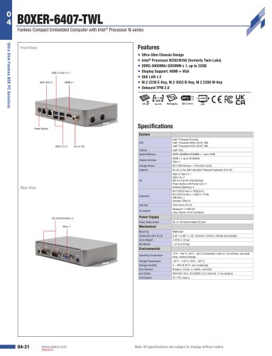 BOXER-6407-TWL