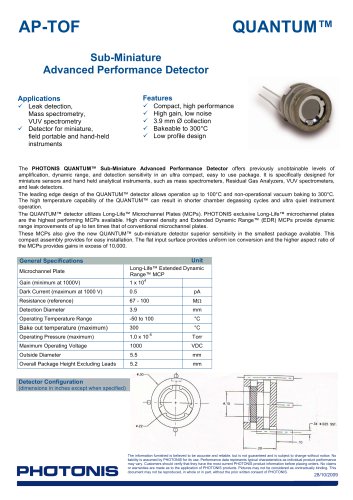 QUANTUM™ SUB-MINIATURE APD