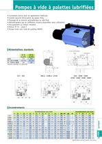 POMPES À VIDE À PALETTES LUBRIFIÉES EVISA - 2