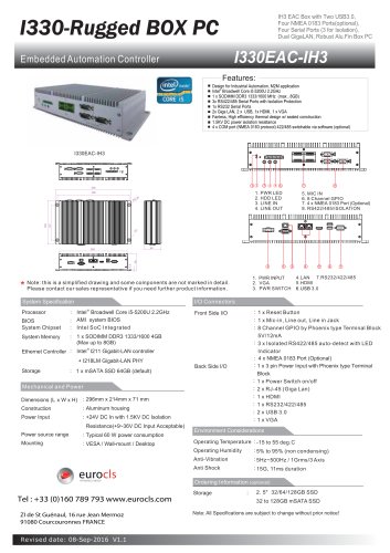 I330-Rugged BOX PC