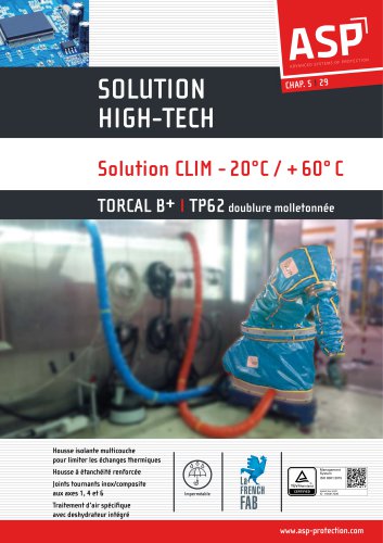 Solution High-Tech Clim ( -20 / +60)