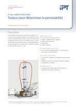 Appareil pour déterminer la perméabilité - 1