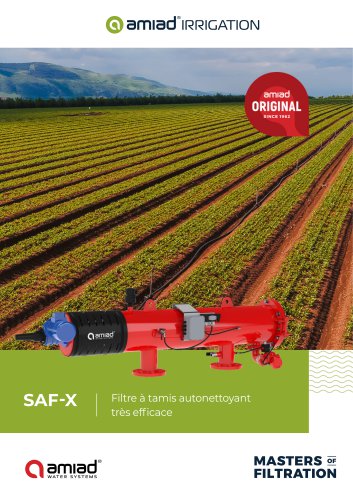 SAF-X Filters Catalogue IRRIGATION 2023_FR