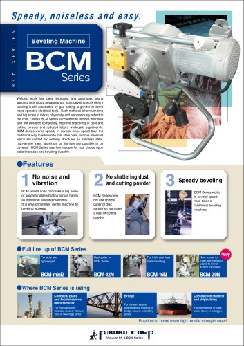 Beveling Machine BCM series