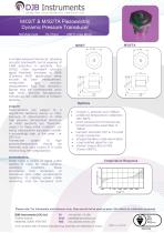 M/02/T & M/02/TA Piezoelectric Dynamic Pressure Transducer