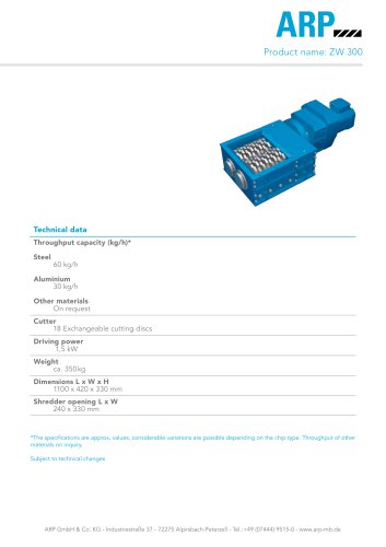 Double Shaft Shredder