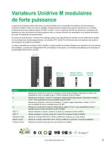 Unidrive M : Variateurs AC modulaires de forte puissance - 3