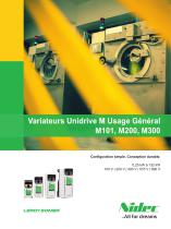 Variateurs Unidrive M Usage Général M101, M200, M300 - 1