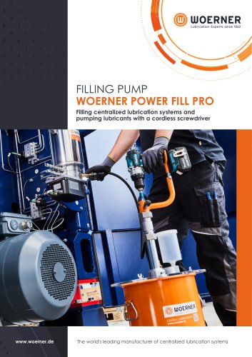 Filling pump WOERNER Power Fill Pro