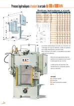 Presses hydrauliques standard à arcade - 1