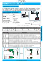Dresseuses de tubes pour tubes fins en inox - PROTEM SE-4