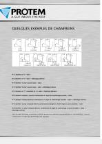 Protem BB Series - Bancs de chanfreinage - 9