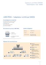 Capteurs certifiés EHEDG-11