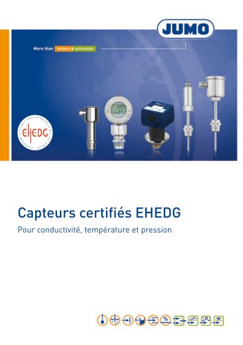 Capteurs certifiés EHEDG