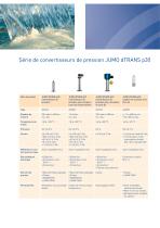 Capteurs certifiés EHEDG-8