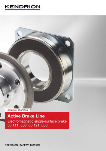 Brochure | Active Brake Line | Single-surface brake