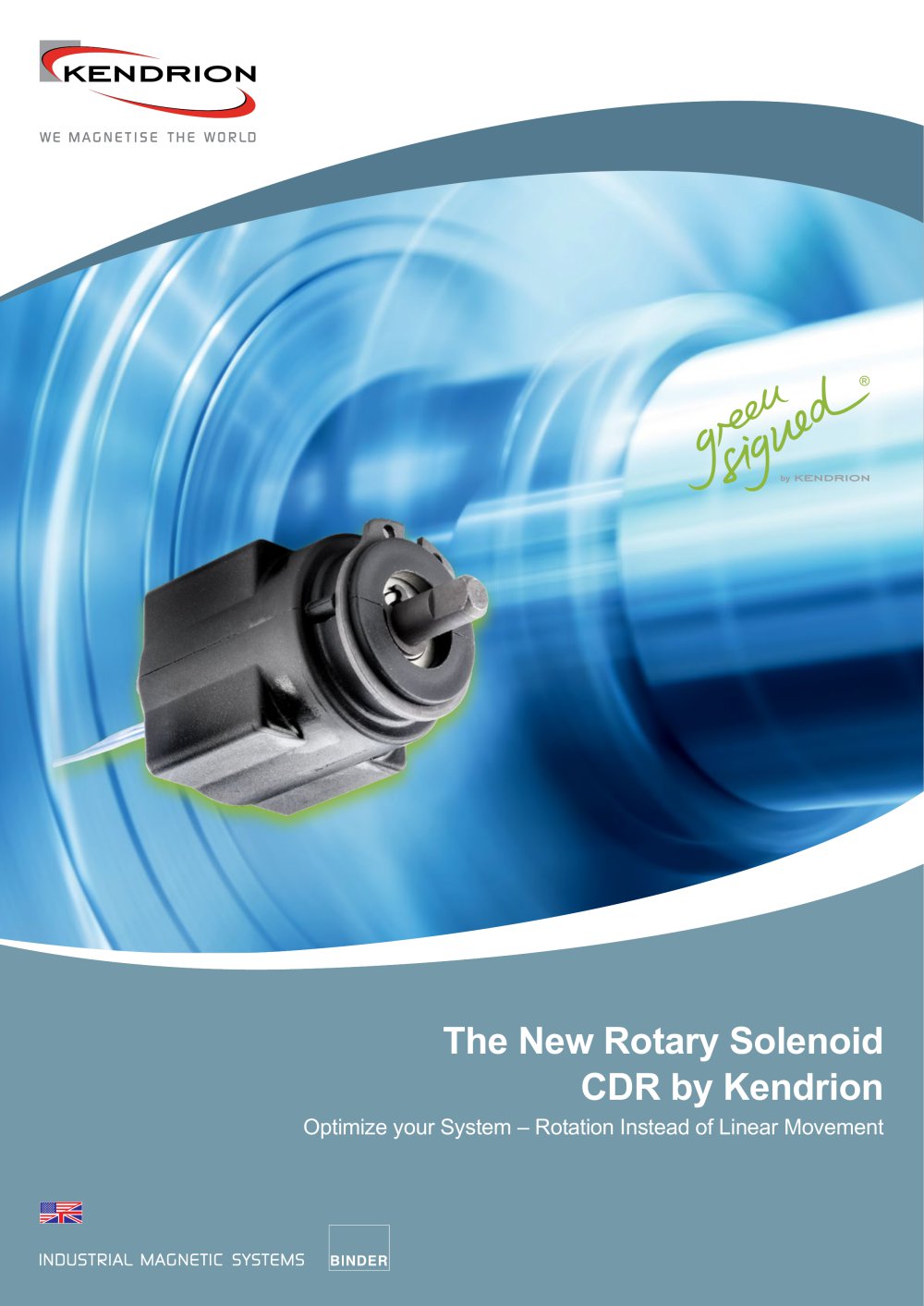 Compact Rotary Solenoid CDR - Kendrion