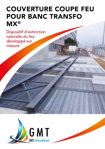 Couverture coupe feu pour banc transformateur MX