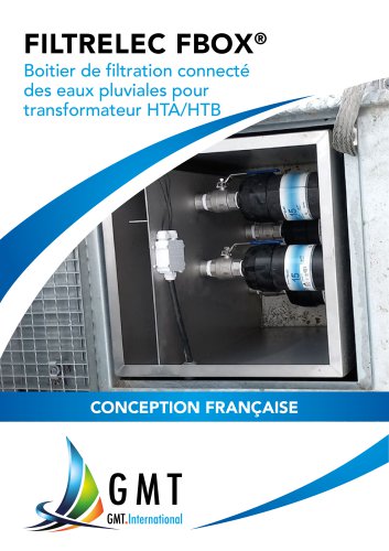 FBOX Boitier de filtration connecté des eaux pluviales pour transformateur HTA/HTB