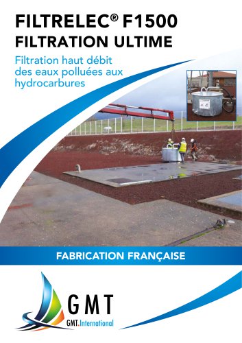 Filtration haut débit des eaux polluées aux hydrocarbures