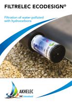 FILTRELEC ECODESIGN® Filtration of water polluted with hydrocarbons