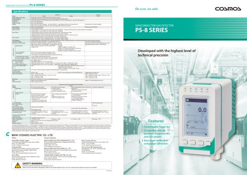 PS-8 series gas detector