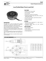 Low Profile Shear Force Load Cell CLC