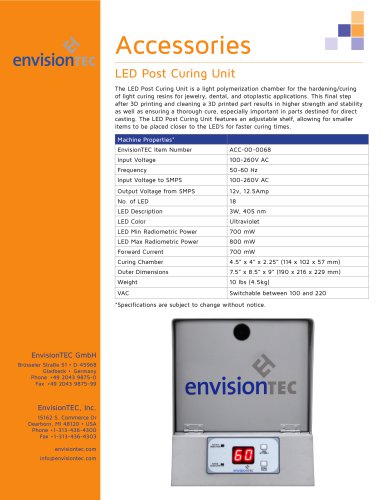 LED Post Curing Unit