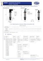 GR/GA - Transmetteur de pression - 2