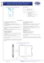 Tia1 - Convertisseur de température montage rail DIN – Entrée Pt100 - 2