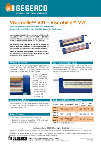 ViscobilleTM V3T – ViscobilleTM V2T