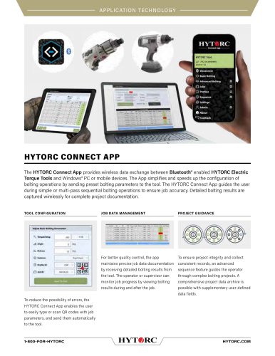 CONNECT APP Bolting Software