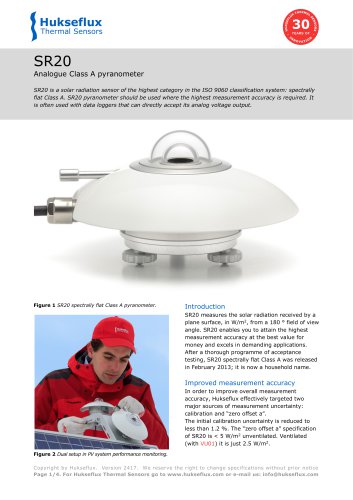 SR20 PYRANOMETER