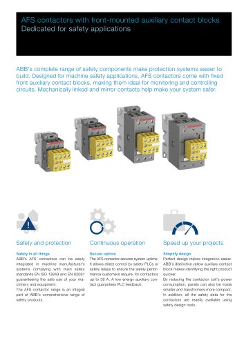 1SBC100206B0202 AF contactors