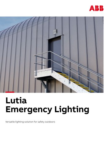 Lutia emergency lighting brochure_ABB master