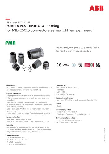 PMAFIX Pro - BKIHG-U - Fitting