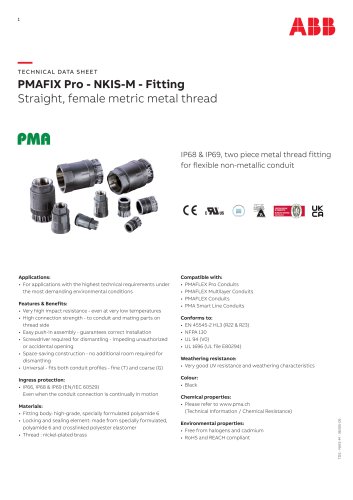 PMAFIX Pro - NKIS-M - Fitting