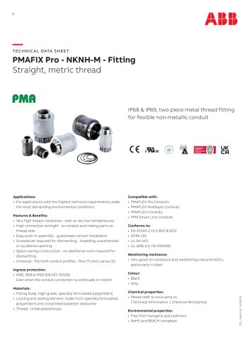 PMAFIX Pro - NKNH-M - Fitting