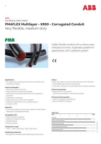 PMAFLEX Multilayer - XR90 - Corrugated Conduit