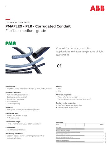 PMAFLEX - PLR - Corrugated Conduit