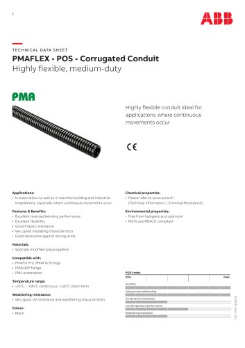 PMAFLEX - POS - Corrugated Conduit