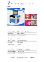 JQ catalogue de Co2 laser Fiber laser machine pour découper graver au laser - 4