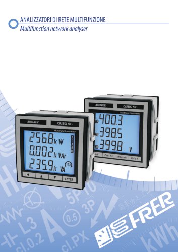 MULTIFUNCTION NETWORK ANALYSERS