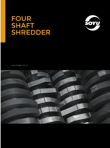 four shaft shredder