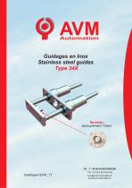 Guidages en Inox Type 34X