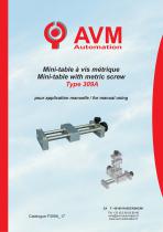 Mini-table à vis métrique M6 Type 309A0