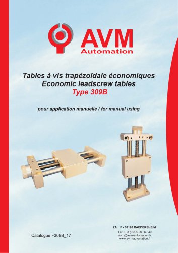 Table manuelle économique Type 309B