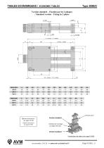 Table manuelle économique Type 309B-3
